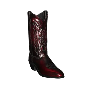 Abilene Men's Square Dress Toe Western Black Cherry Boots