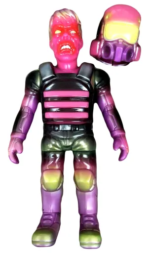 Acid Rain World x Gums Productions Commander Jim Jim Sofubi Dancing in the Galaxy Purple Pink Ed