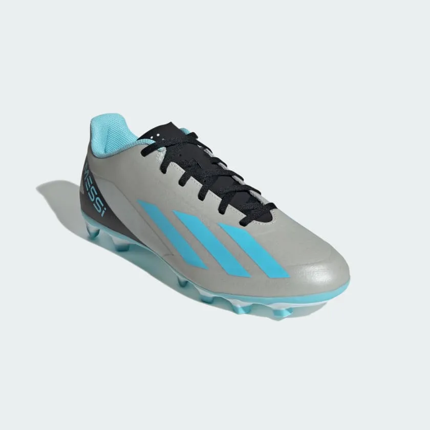 ADIDAS X CRAZYFAST MESSI.4 FLEXIBLE GROUND BOOTS-SILVER