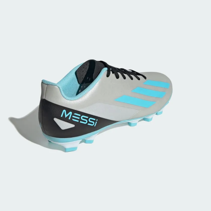 ADIDAS X CRAZYFAST MESSI.4 FLEXIBLE GROUND BOOTS-SILVER