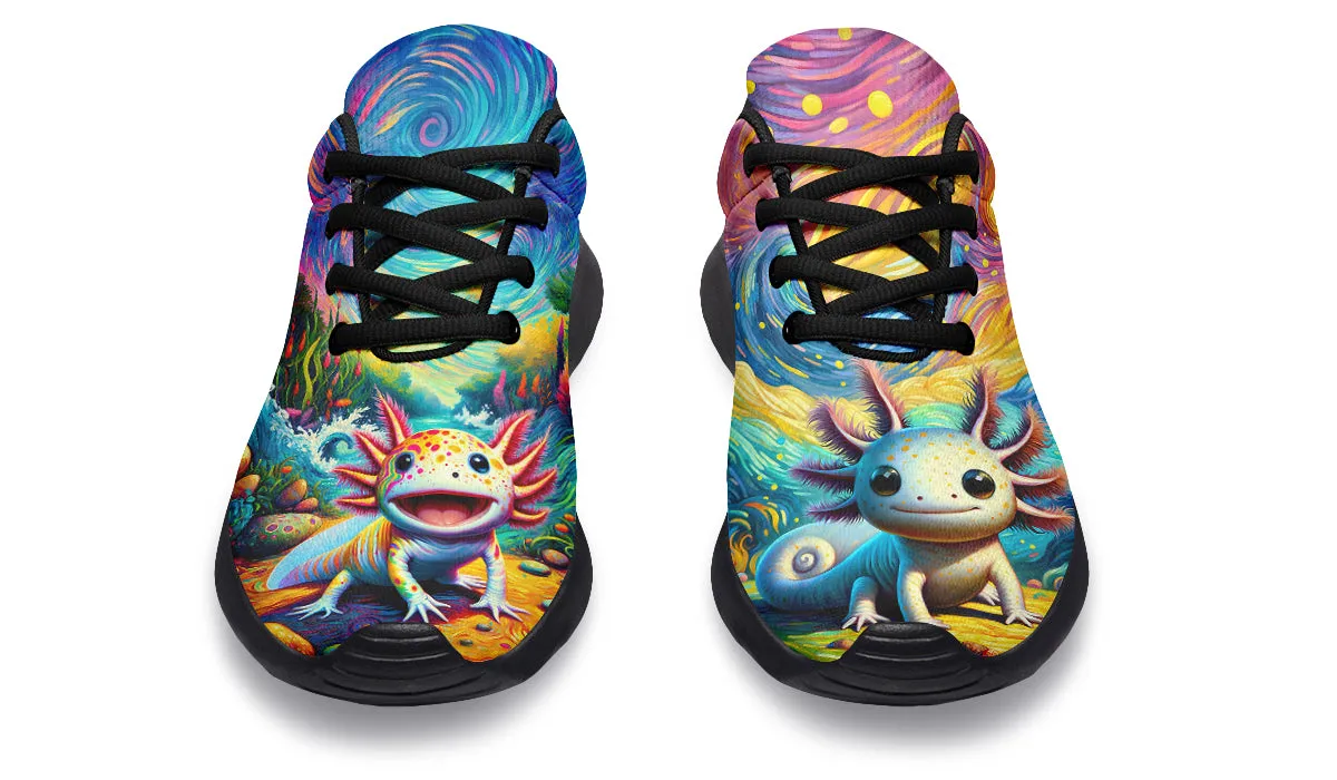 Adorable Axolotls Sneakers