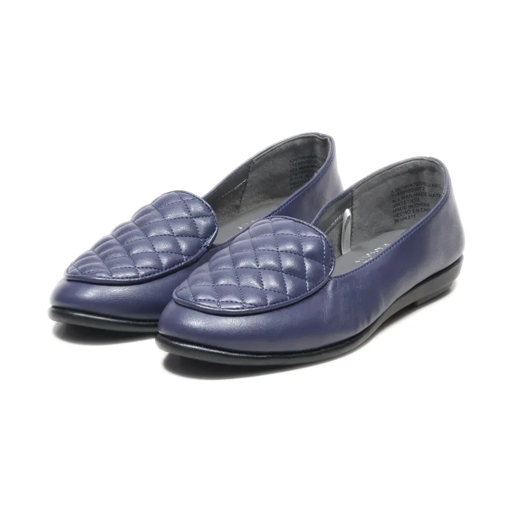 Aerosoles Aii Loafers Leather Blue Colour For Women