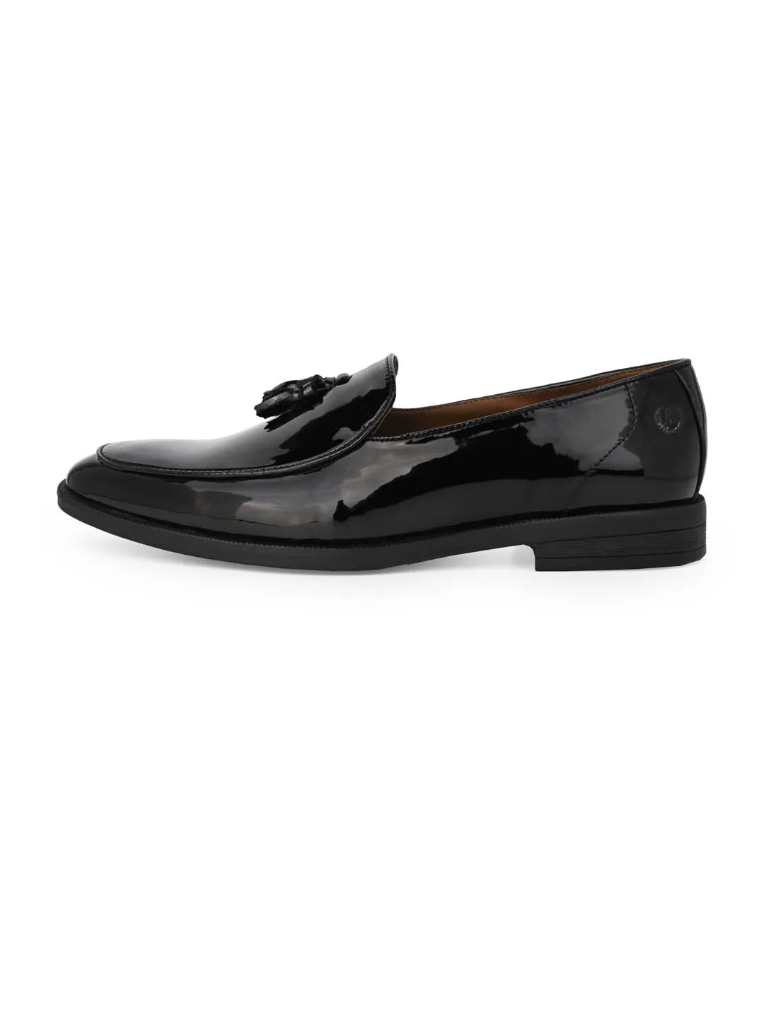 Alberto Torresi Black Patent Tassel Loaffer