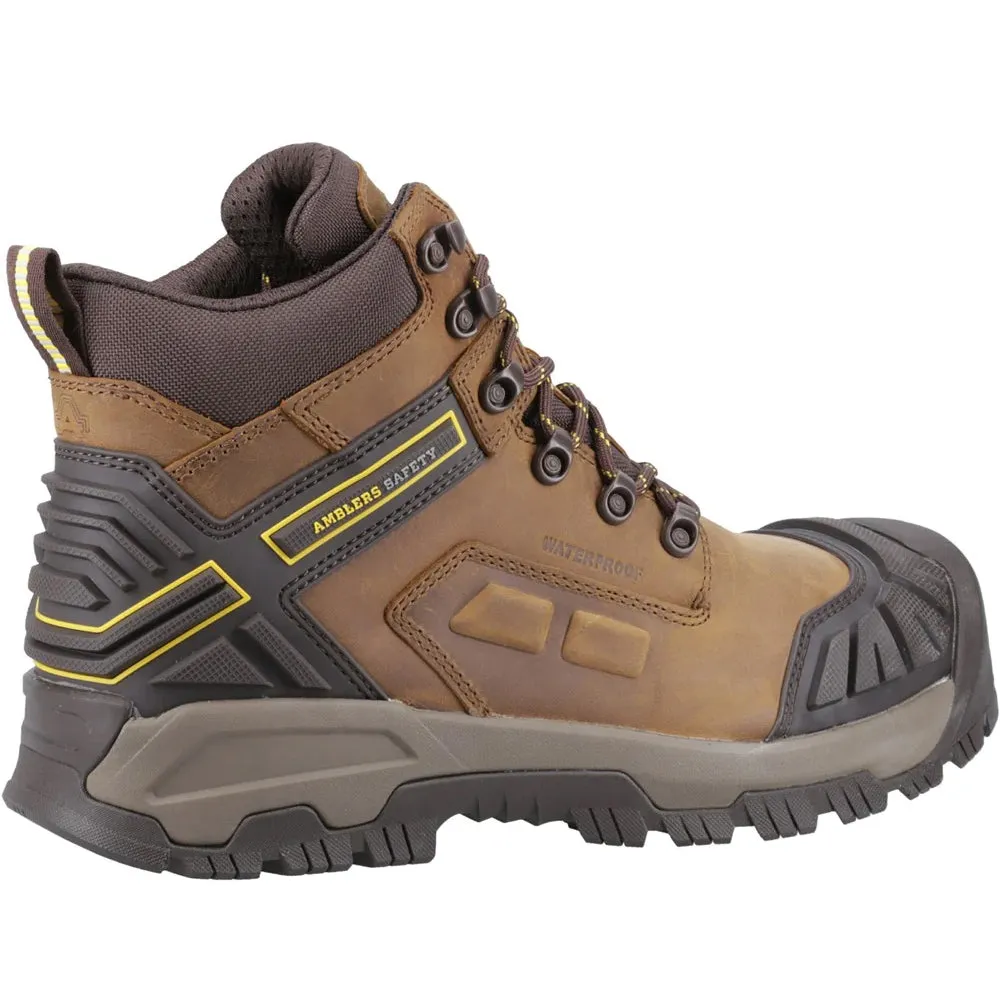 Amblers Mens Quarry Grain Leather Safety Boots