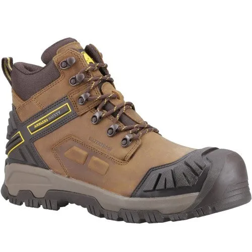 Amblers Mens Quarry Grain Leather Safety Boots