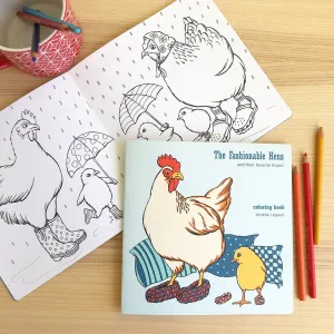 Amelie Legault - The Fashionable Hens Coloring Book