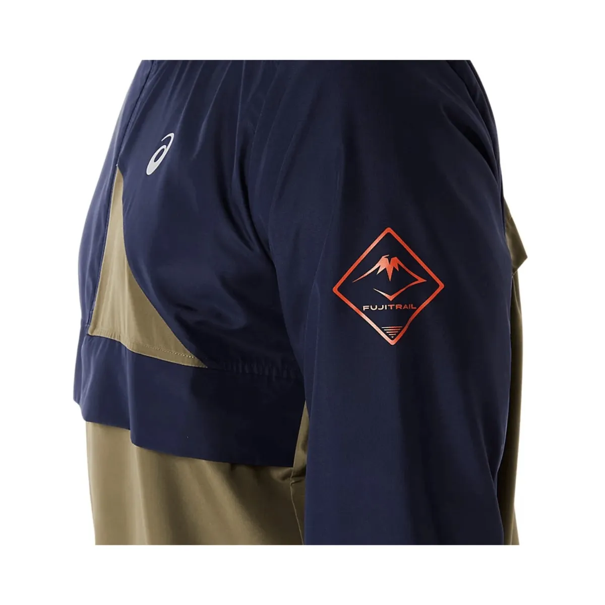 Anorak Asics Fujitrail Navy Blue Green