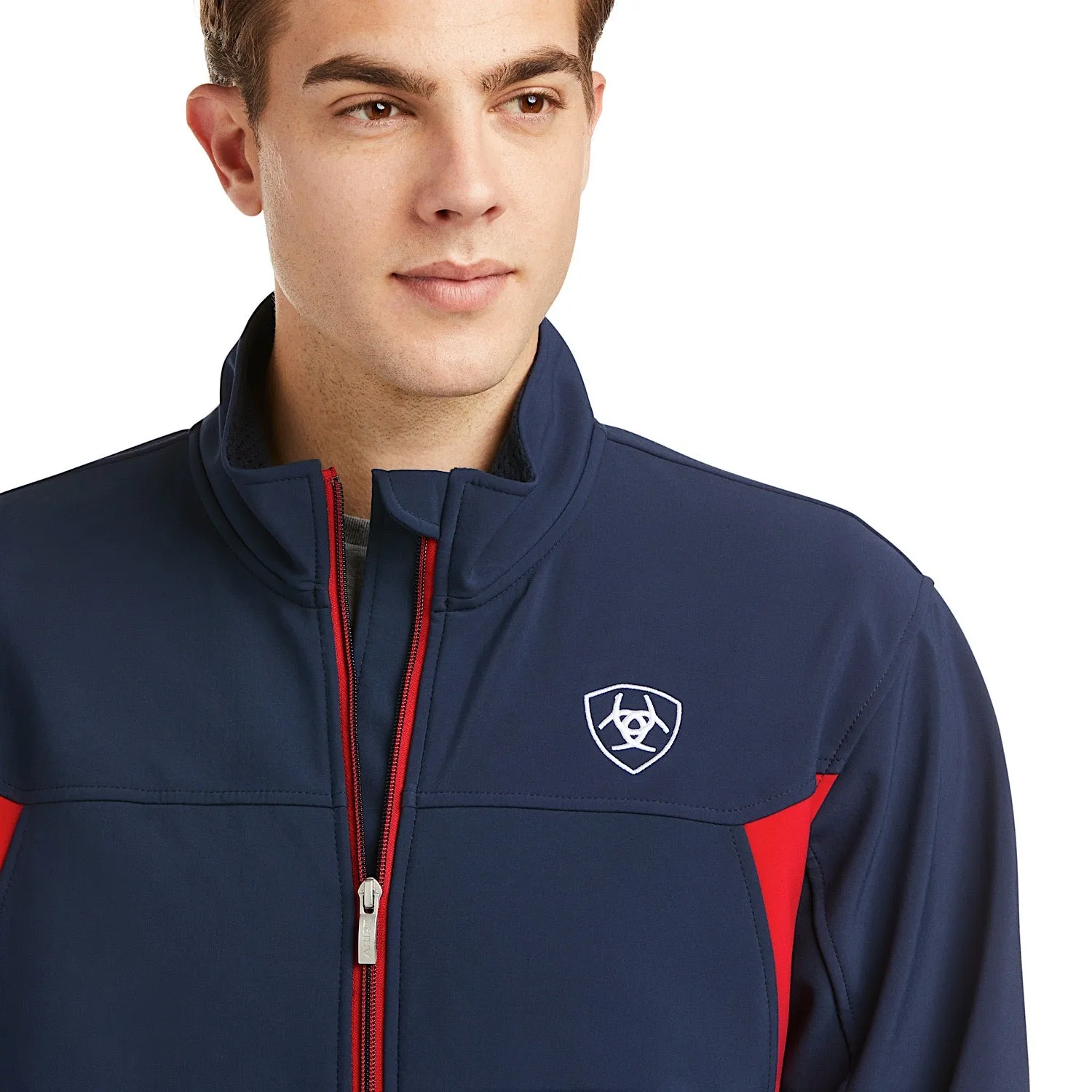 Ariat Mens New Team Softshell Jacket Navy