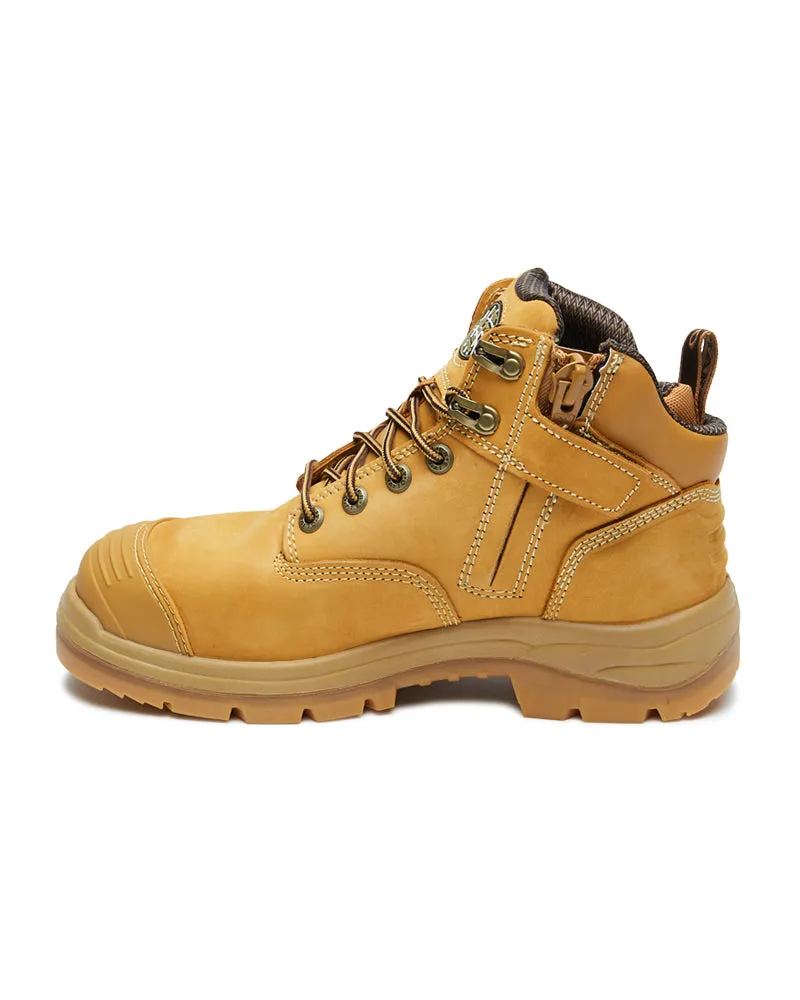 AT 55-330Z Hiker Safety Boot with Zip  - Wheat