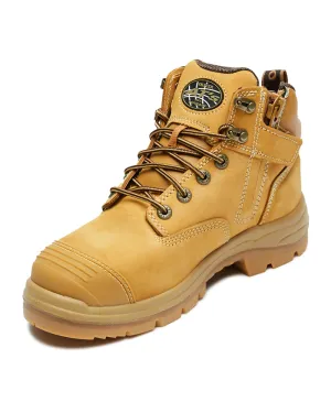 AT 55-330Z Hiker Safety Boot with Zip  - Wheat