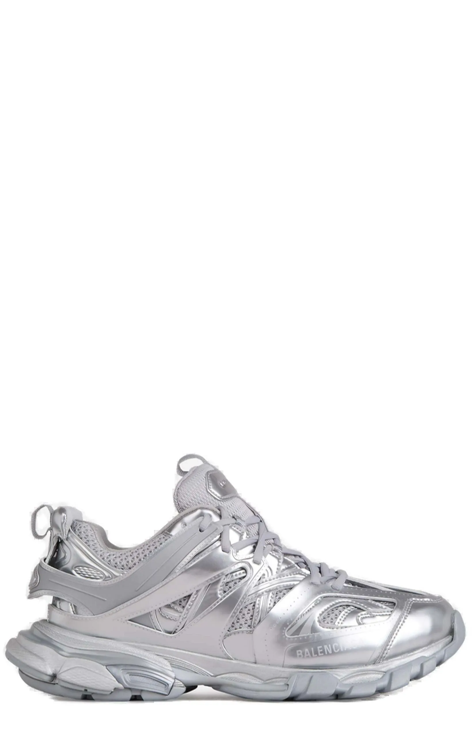 Balenciaga Metallic Track Low-Top Sneakers