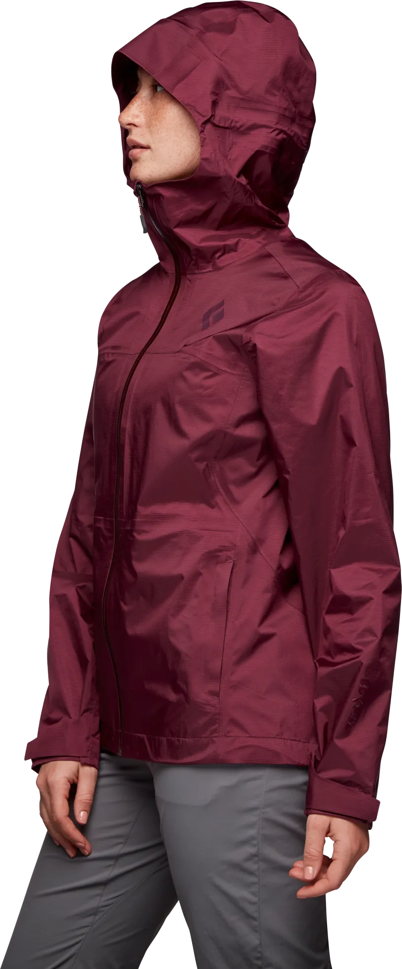 Black Diamond Women&#x27;s Treeline Rain Shell Blackberry | Buy Black Diamond Women&#x27;s Treeline Rain Shell Blackberry here | Outnorth