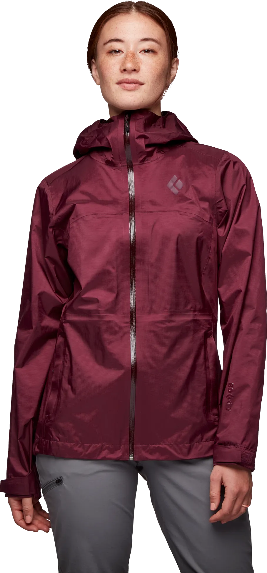 Black Diamond Women&#x27;s Treeline Rain Shell Blackberry | Buy Black Diamond Women&#x27;s Treeline Rain Shell Blackberry here | Outnorth