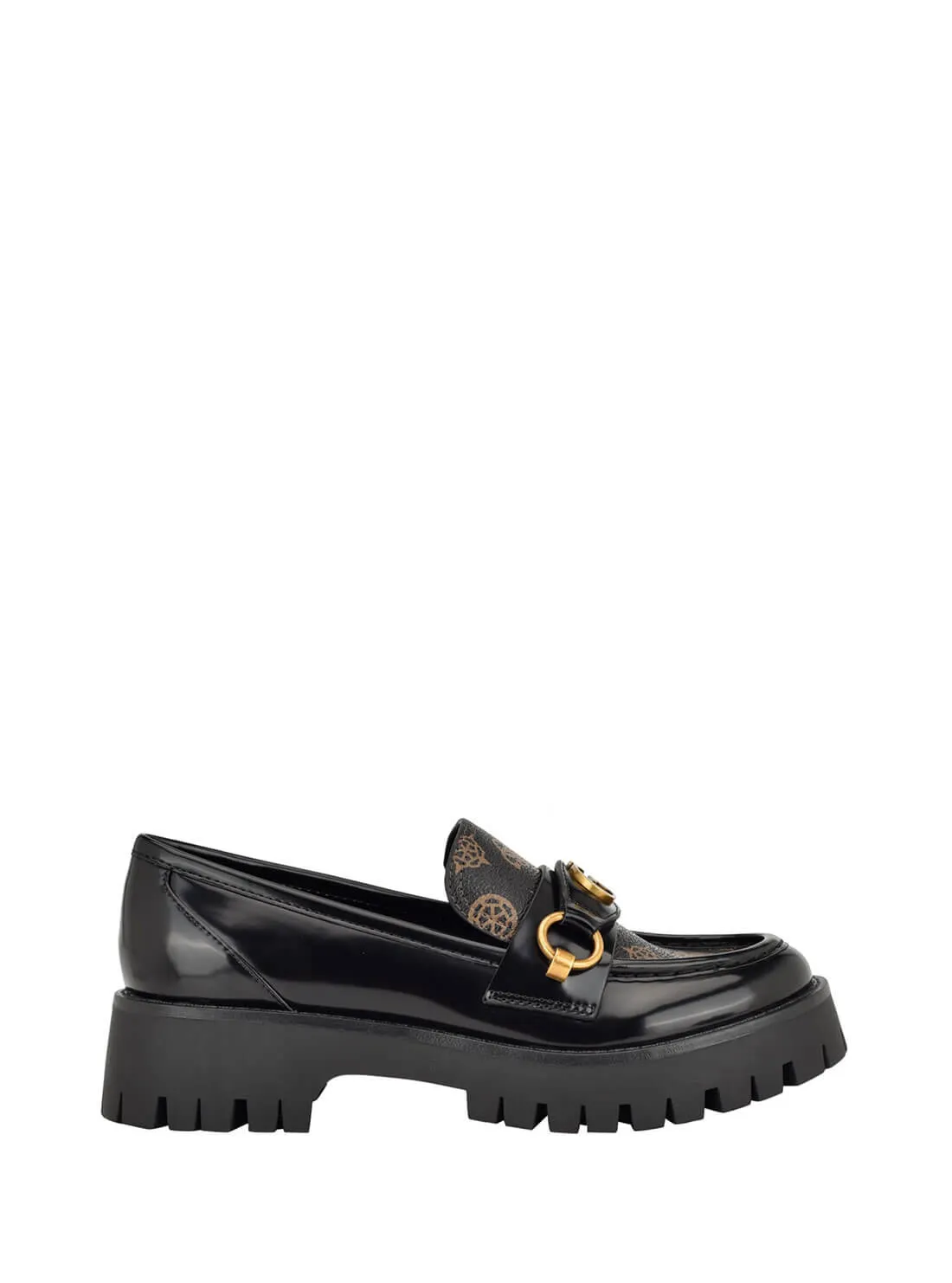 Black Logo Almost Loafers