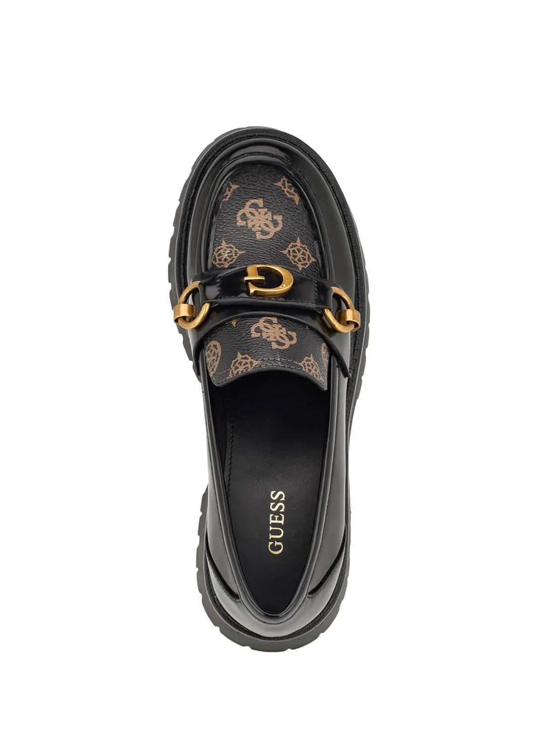 Black Logo Almost Loafers