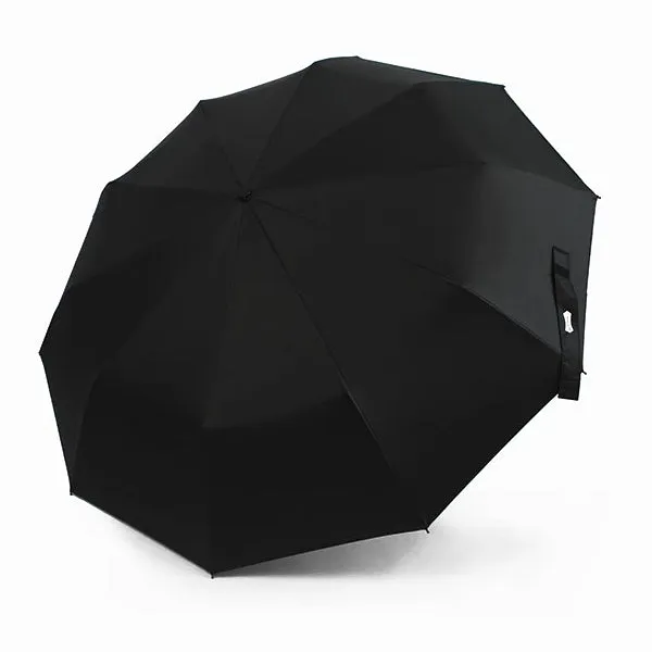 Black Wooden Handle Travel Umbrella