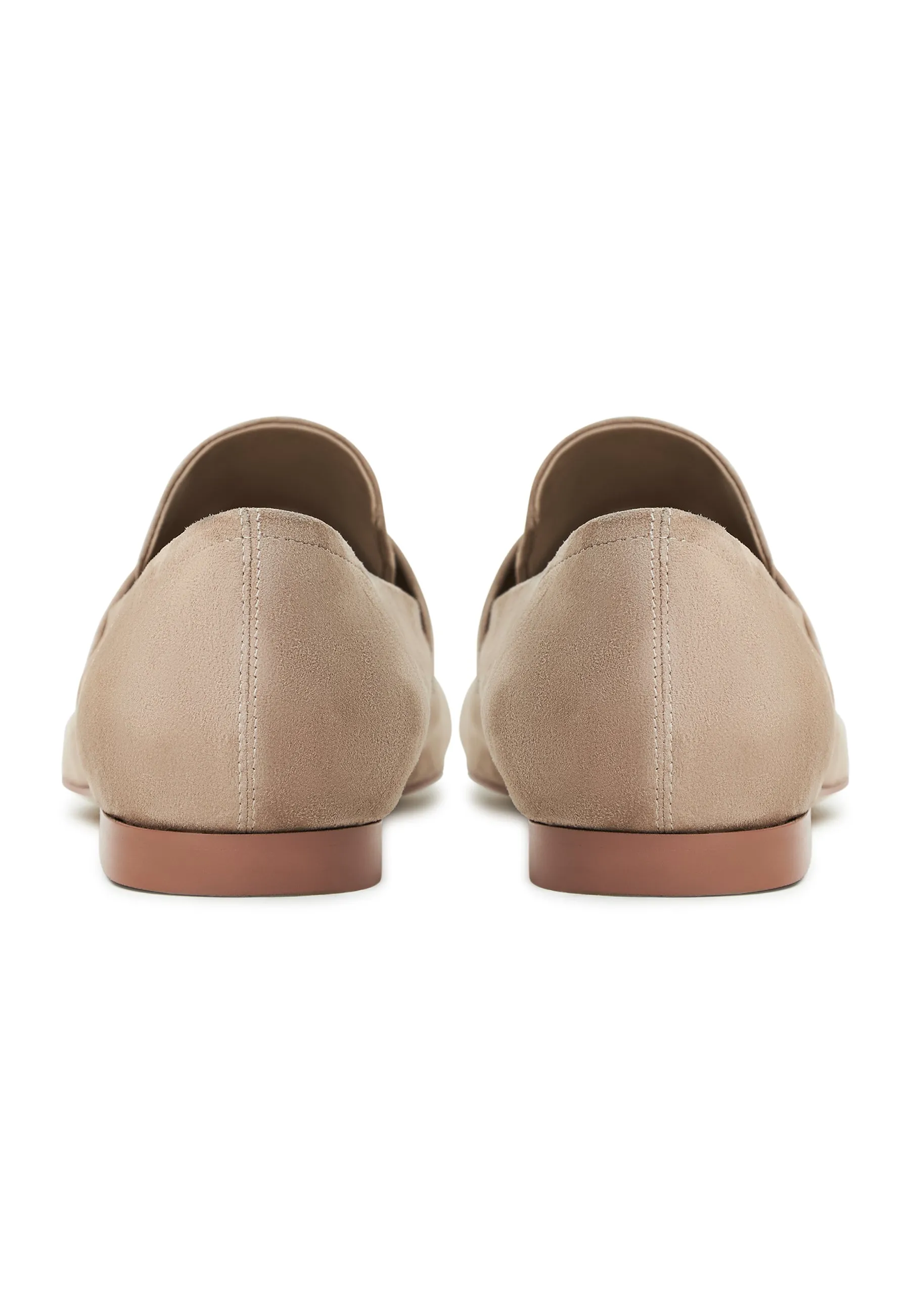 Block Heeled Loafers Diana - Beige