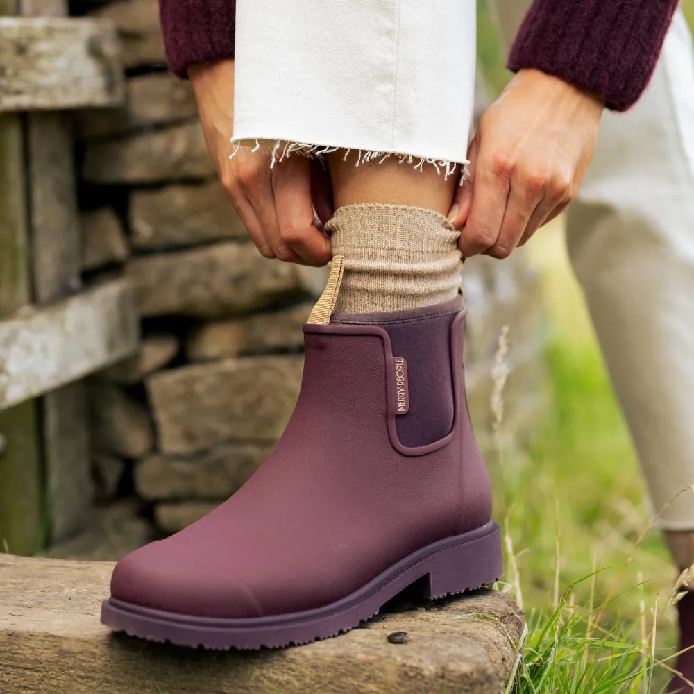 Bobbi Rain Boot // Dark Cherry