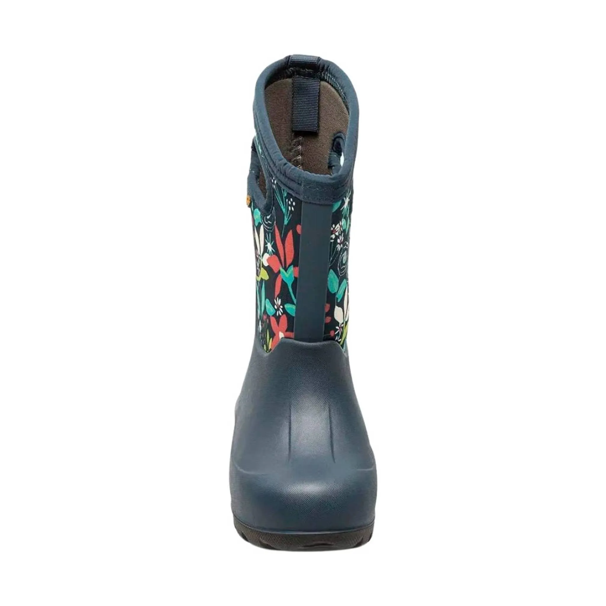 Bogs Kids' Classic Cartoon Flower Rain Boots - Ink Blue Multi