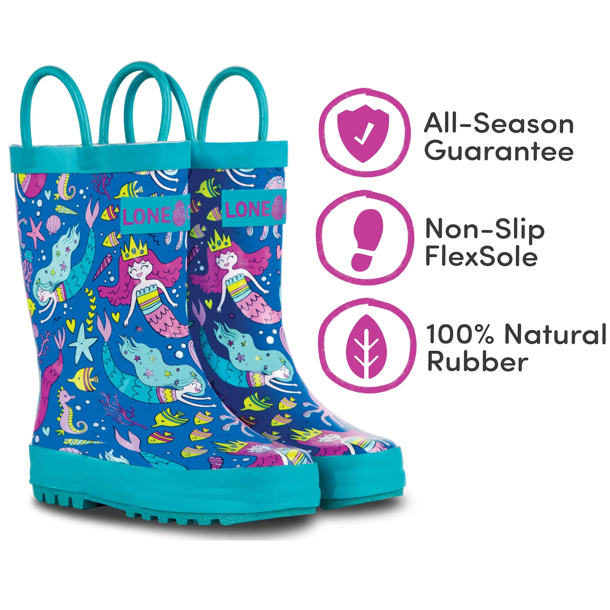 Bootiful Mermaids Rain Boot