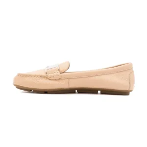 Calvin Klein Lisette Loafers Leather Beige Colour For Women