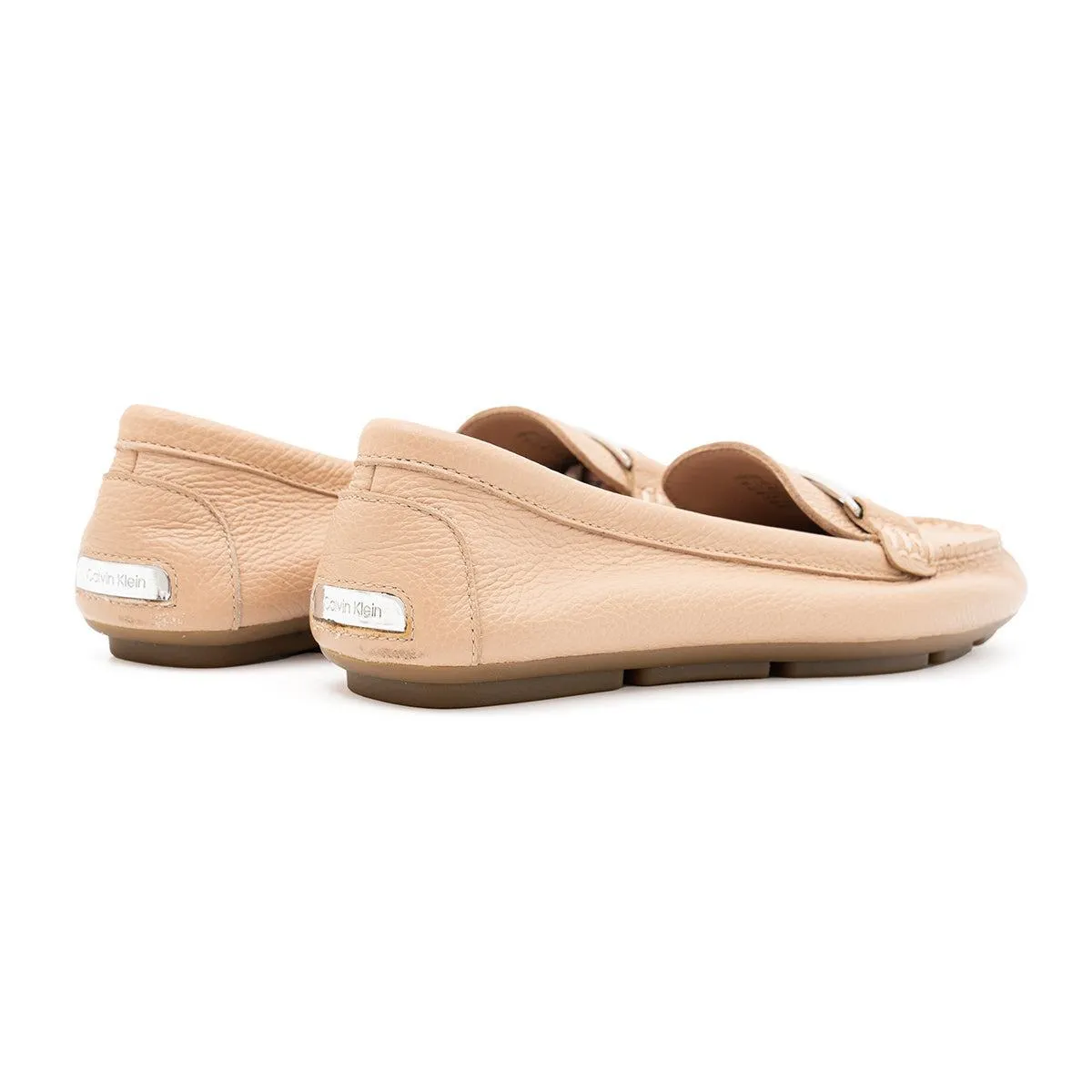 Calvin Klein Lisette Loafers Leather Beige Colour For Women