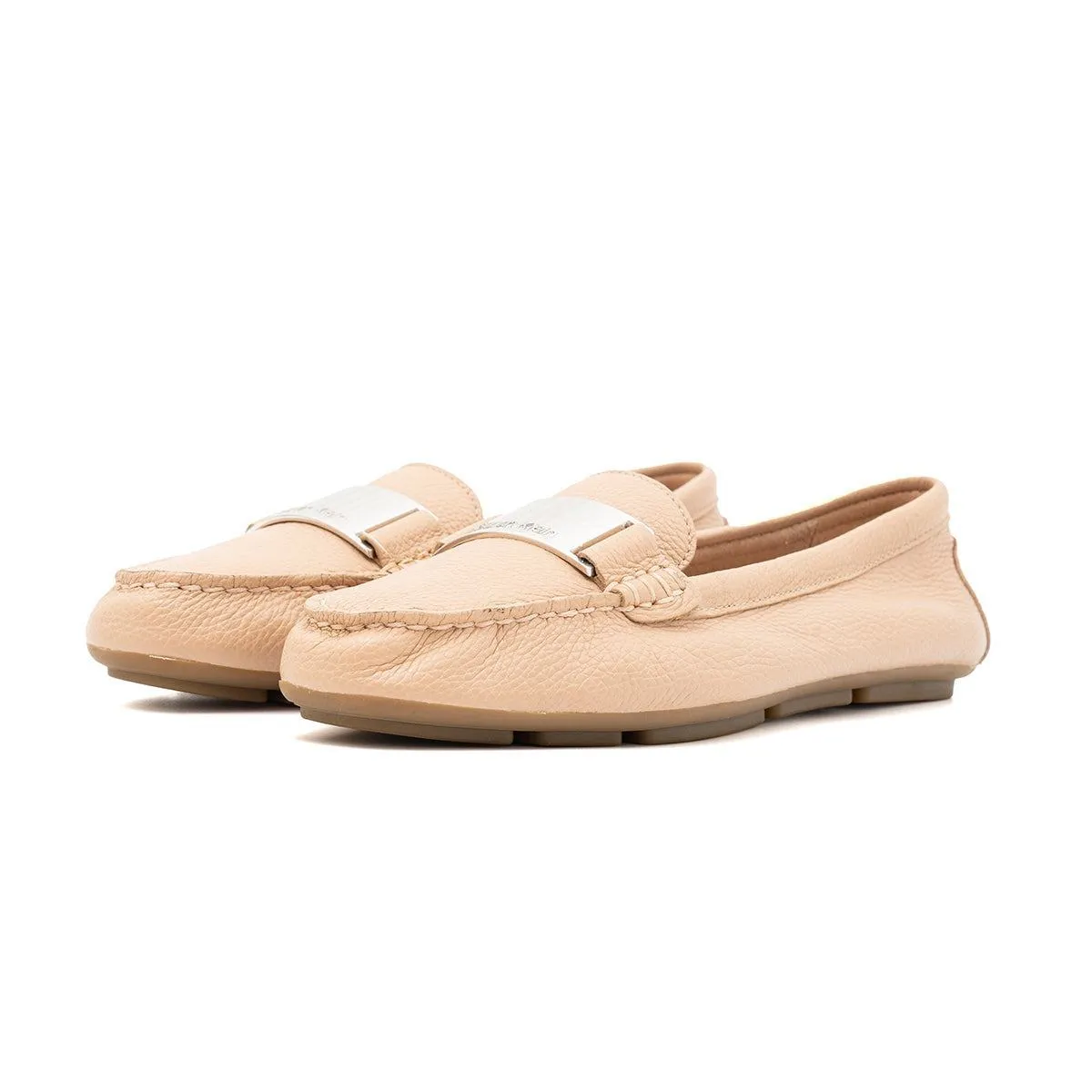 Calvin Klein Lisette Loafers Leather Beige Colour For Women