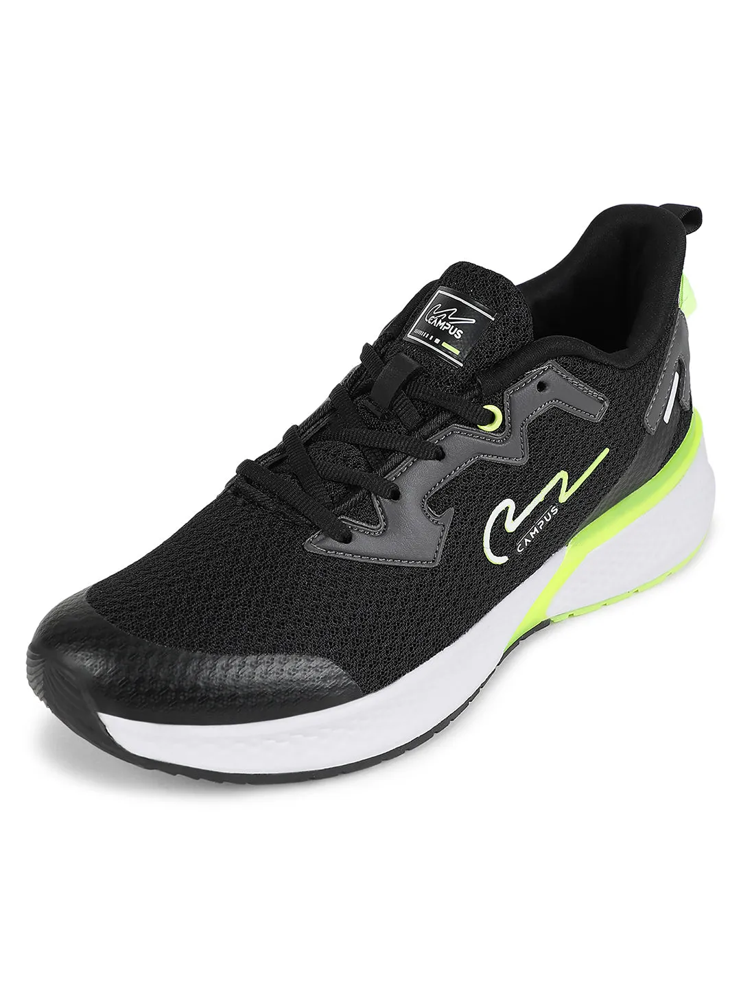 CAMP PAUL Black Men's Running Shoes