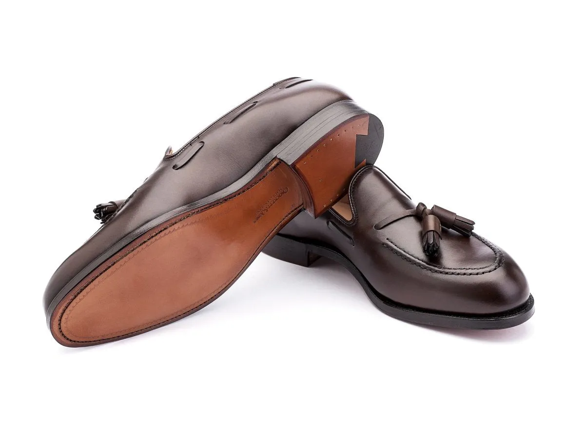 Cavendish Dark Brown Burnished Calf