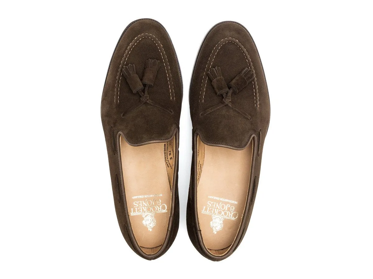 Cavendish Dark Brown Calf Suede