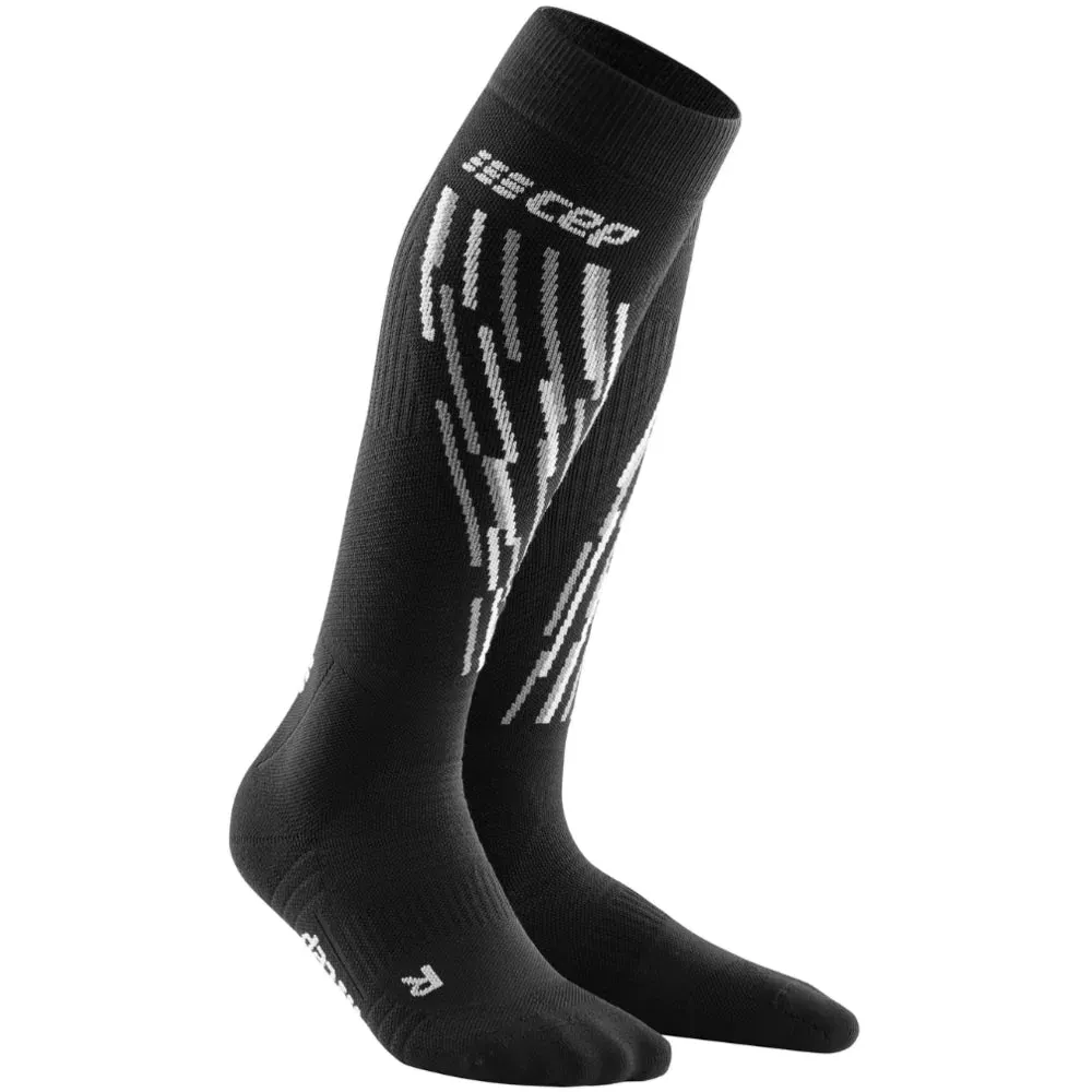 CEP | Ski Thermo | Tall Compression Socks | Women's | Black/Anthracite