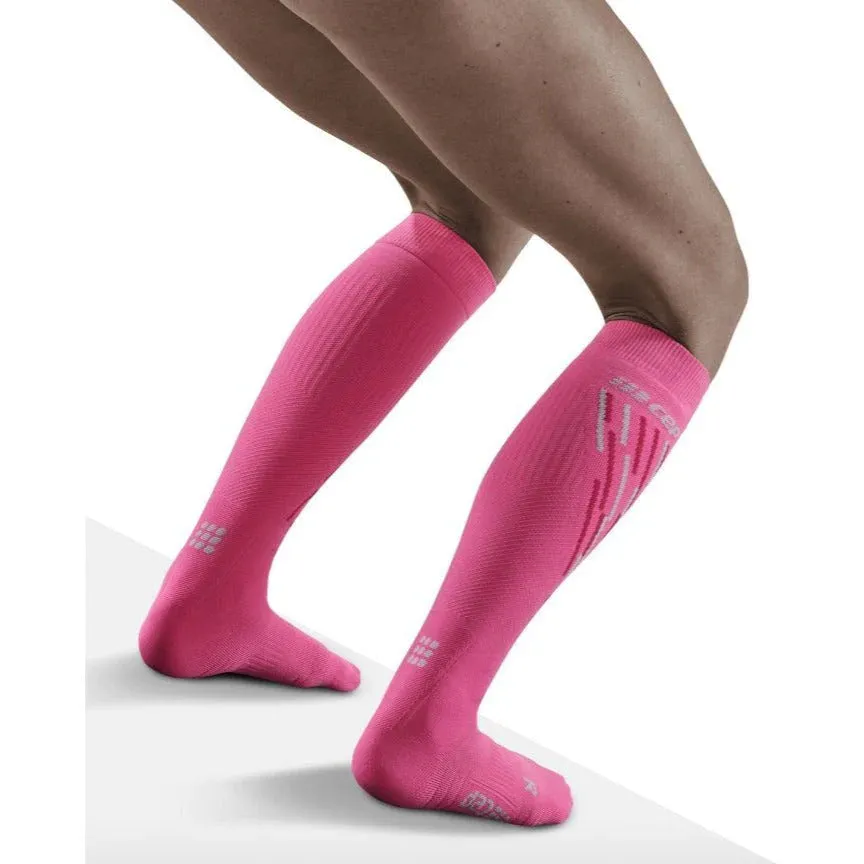 CEP | Ski Thermo | Tall Compression Socks | Women's | Pink/Flash Pink