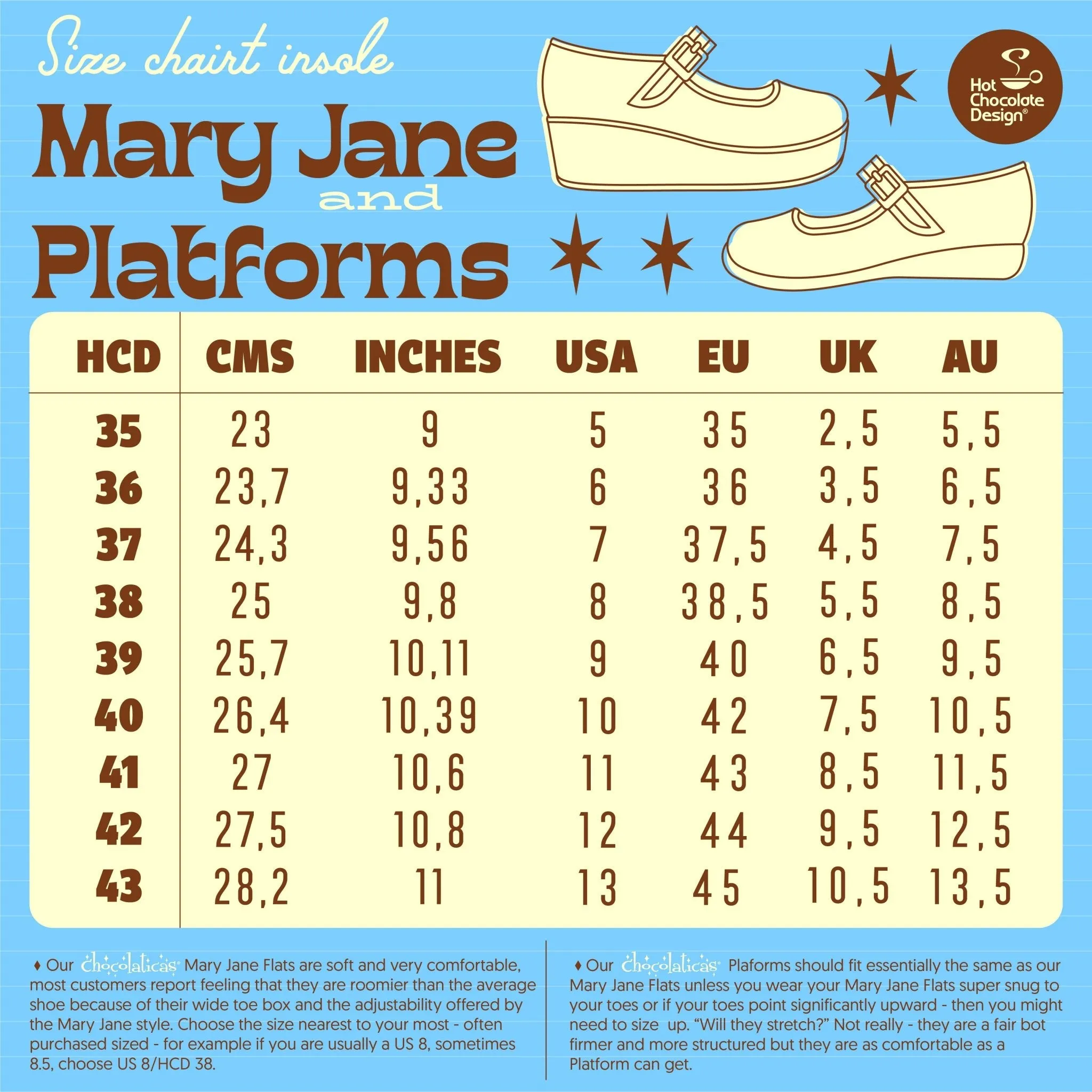 Chocolaticas® RAMEN Women's Mary Jane Platform