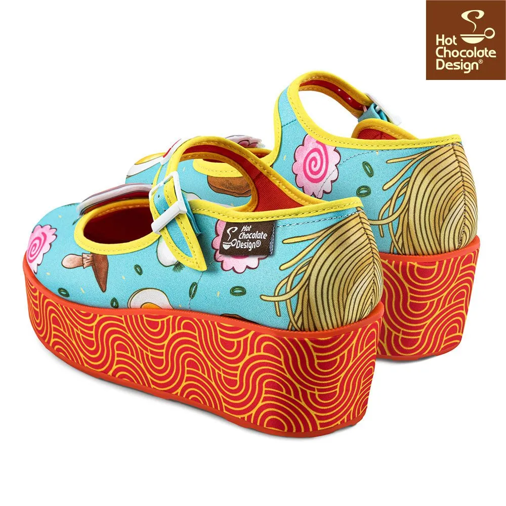 Chocolaticas® RAMEN Women's Mary Jane Platform