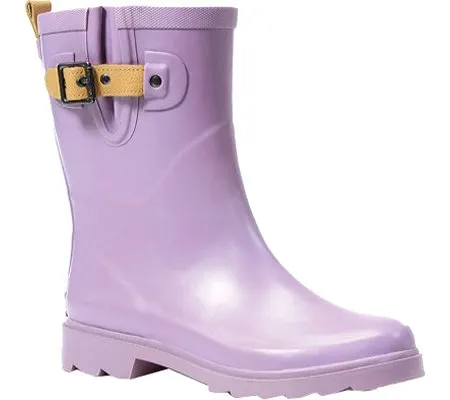 Chooka Womens' Waterproof Top Solid Mid Rain Boot