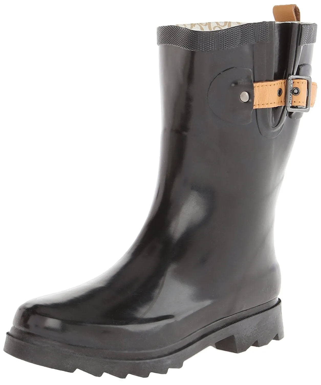 Chooka Womens' Waterproof Top Solid Mid Rain Boot