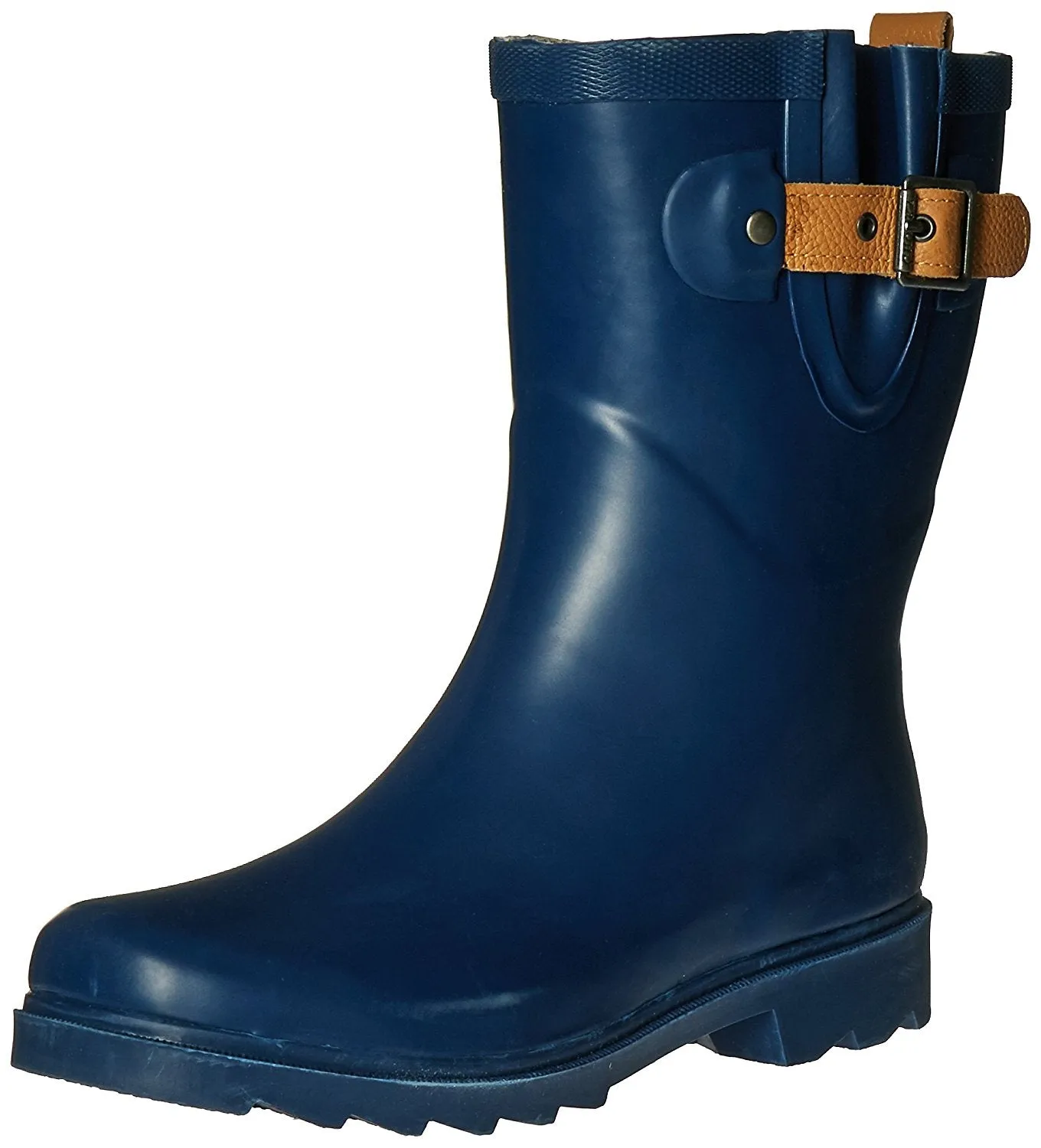 Chooka Womens' Waterproof Top Solid Mid Rain Boot