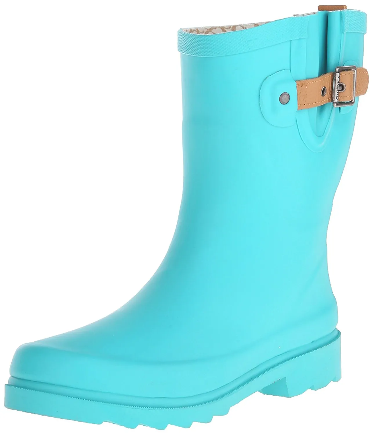 Chooka Womens' Waterproof Top Solid Mid Rain Boot