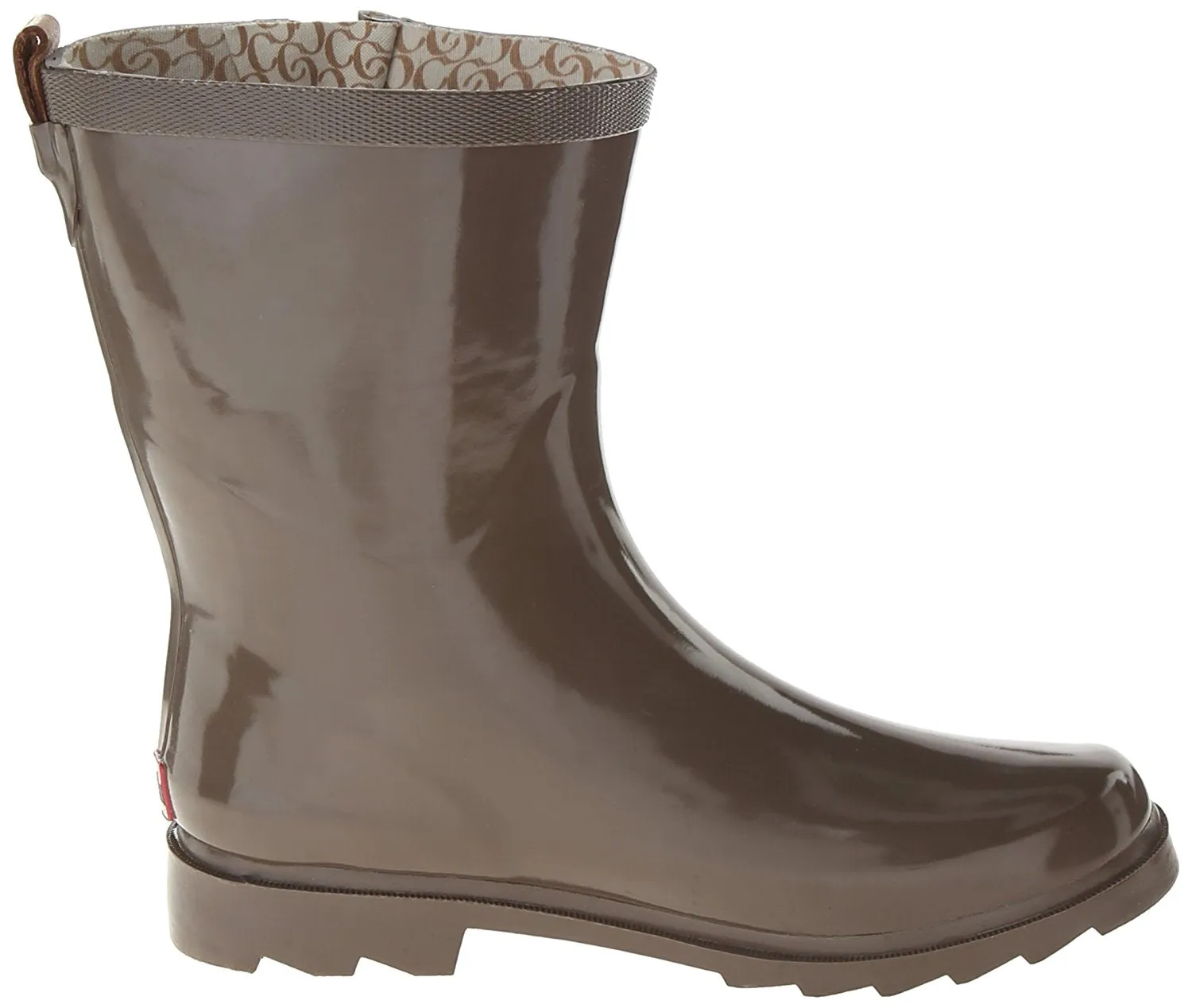 Chooka Womens' Waterproof Top Solid Mid Rain Boot