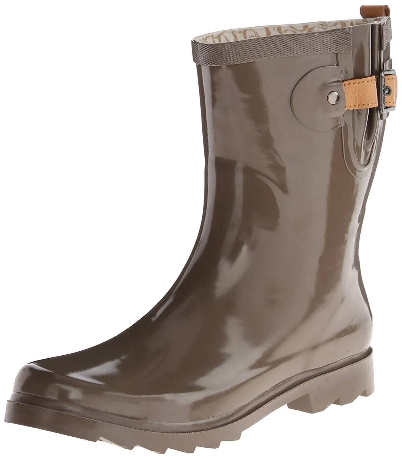 Chooka Womens' Waterproof Top Solid Mid Rain Boot