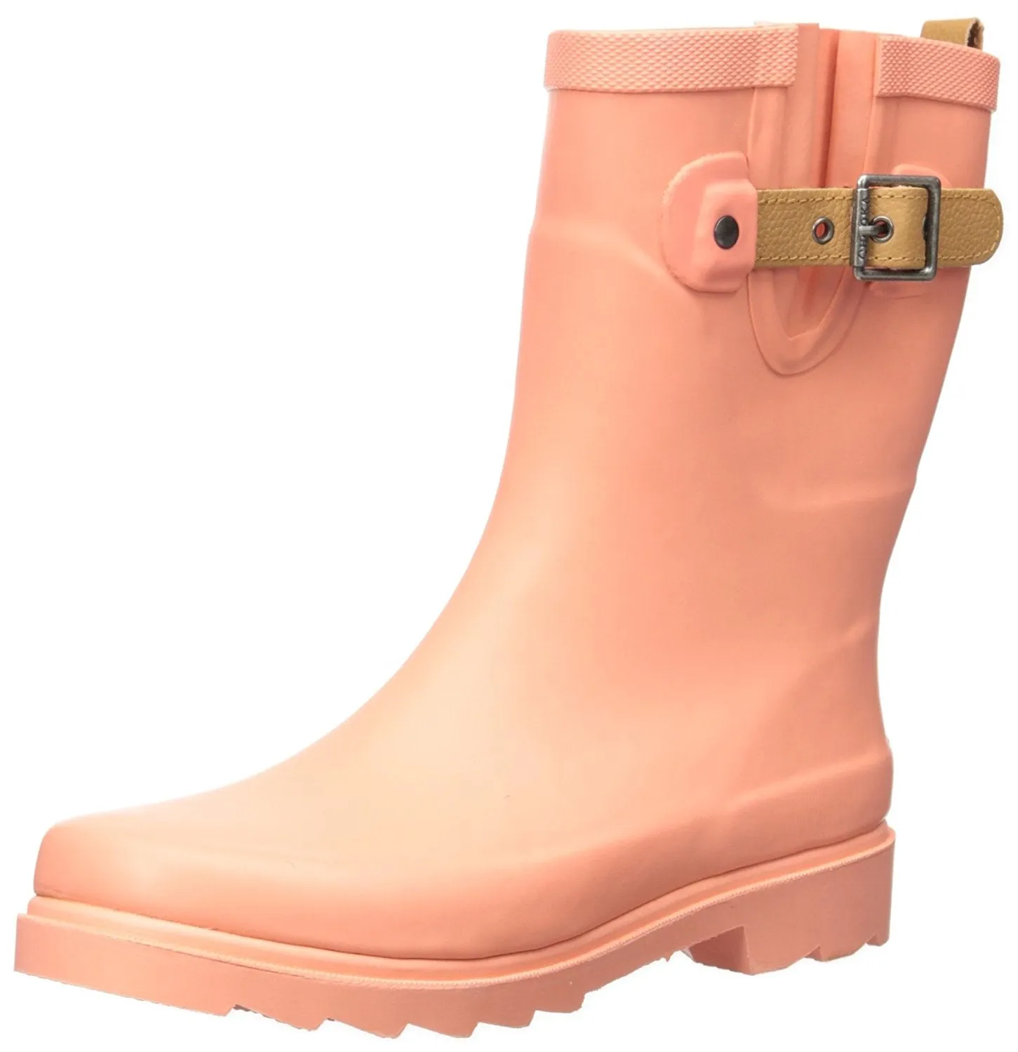 Chooka Womens' Waterproof Top Solid Mid Rain Boot