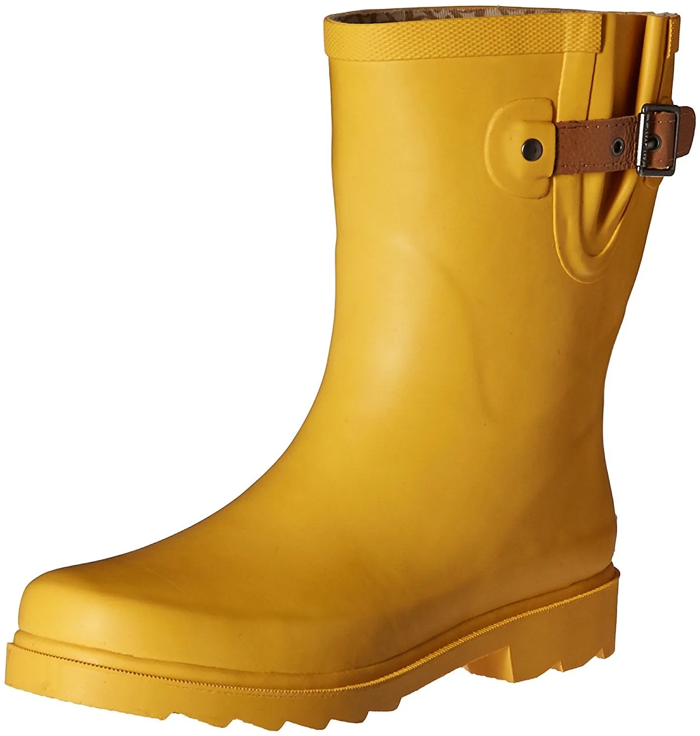 Chooka Womens' Waterproof Top Solid Mid Rain Boot