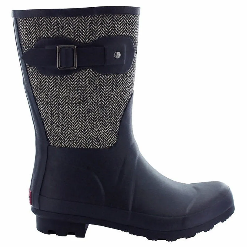 Chooka Womens' Waterproof Top Solid Mid Rain Boot