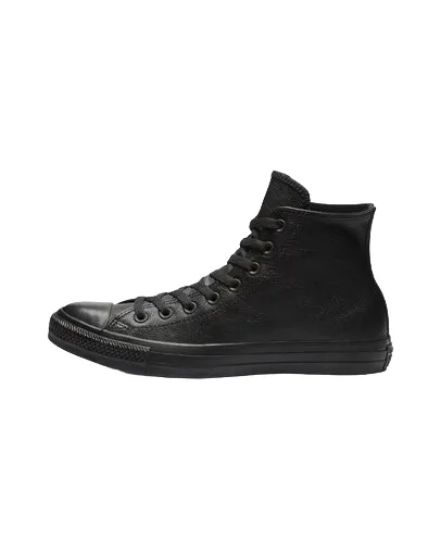 Converse sneakers alta alla caviglia Chuck Taylor All Star Mono Leather CT Hi 132170C nero