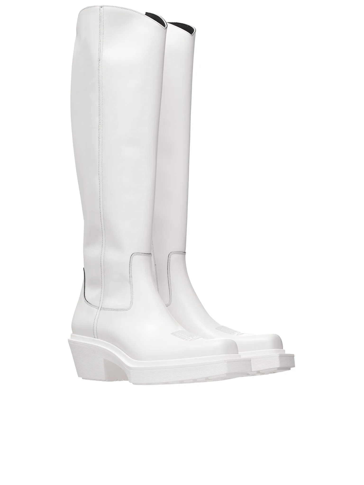 Cowboy Boots (VL14BO100W-SHINEY-WHITE)