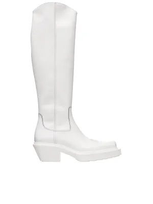 Cowboy Boots (VL14BO100W-SHINEY-WHITE)