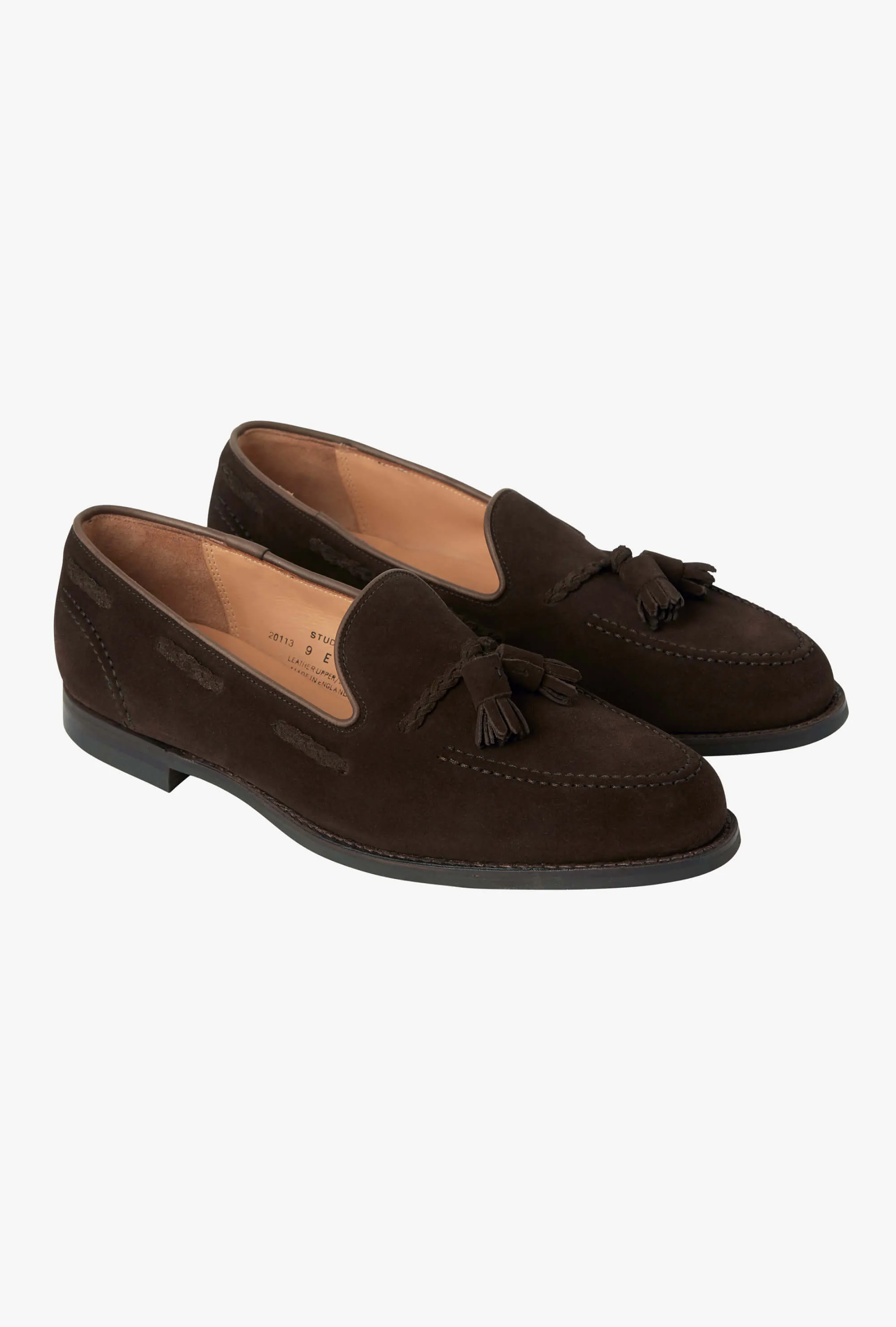 Crockett & Jones Studridge Loafer Brown Suede City Sole