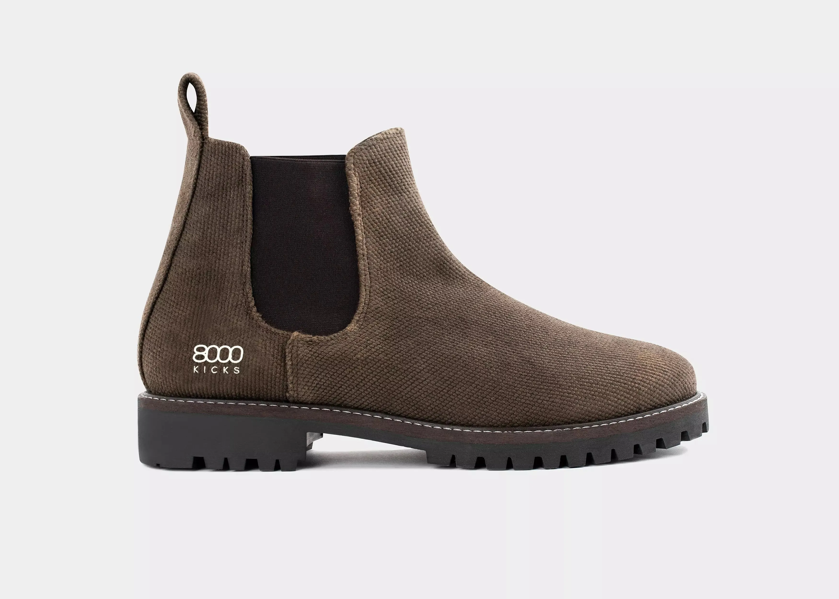 Crossover Women's Vegan Hemp Chelsea Boots | Dark Brown