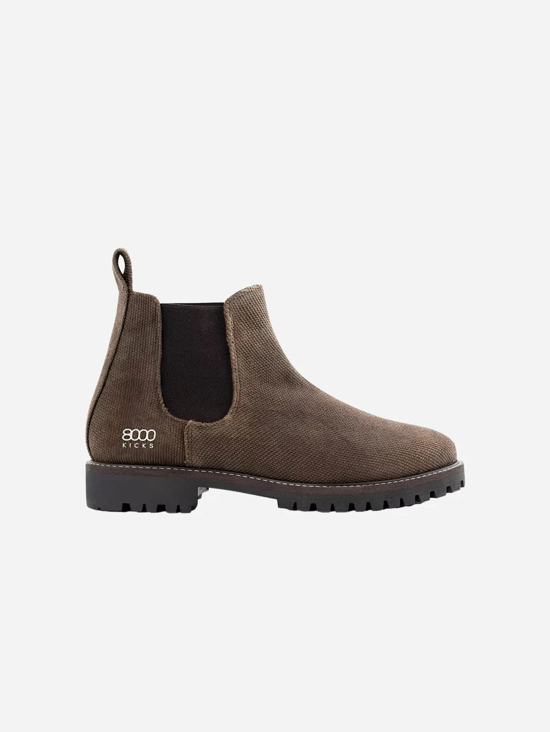 Crossover Women's Vegan Hemp Chelsea Boots | Dark Brown