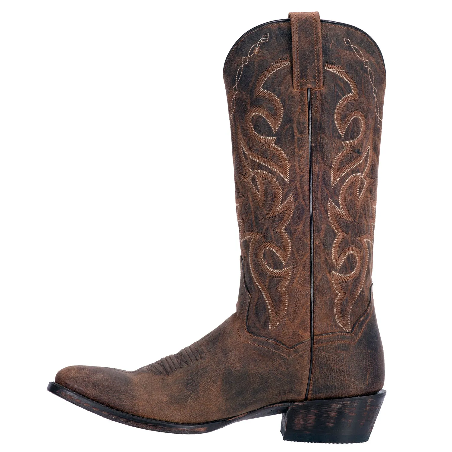 Dan Post Mens Bay Apache Cowboy Boots Leather R Toe